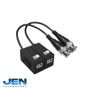 Passive 1-channel 4-in-1 video balun, transmits HDCVI 4K up to 200 meters.