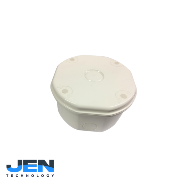 OCTAGONAL JUNCTION BOX IN POLYPROPYLENE, MAXIMUM WIDTH 115MM, SECURITY SCREW MADE OF NYLON